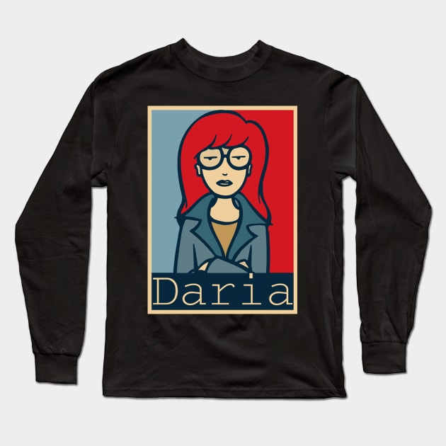 Daria anime vintage Long Sleeve T-Shirt by AliZaidzjzx